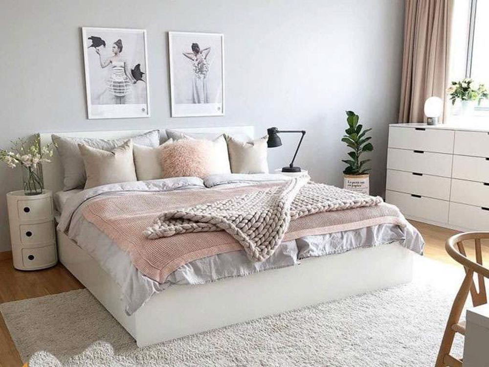 phòng ngủ phong cách Hàn Quốc đơn giản nhưng mang nét đẹp hiện đại