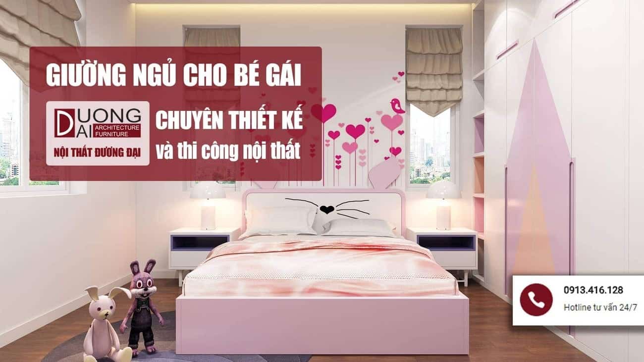 Cơ hội sở hữu những mẫu giường ngủ cho bé gái cực hấp dẫn