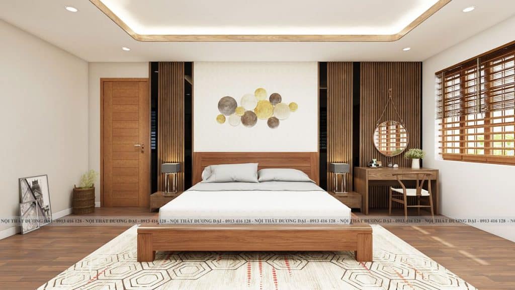Với thiết kế nội thất biệt thự tại Ninh Bình, bạn sẽ thấy sự sang trọng và tiện nghi tối đa. Chiều cao trần rộng rãi, không gian thoải mái và ánh sáng tự nhiên tạo ra một không gian hoàn hảo cho tất cả hội viên trong gia đình được thoải mái tận hưởng.