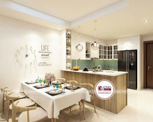 Mẫu dự án nhà cô Linh chung cư Gold View - Nội Thất Đương Đại