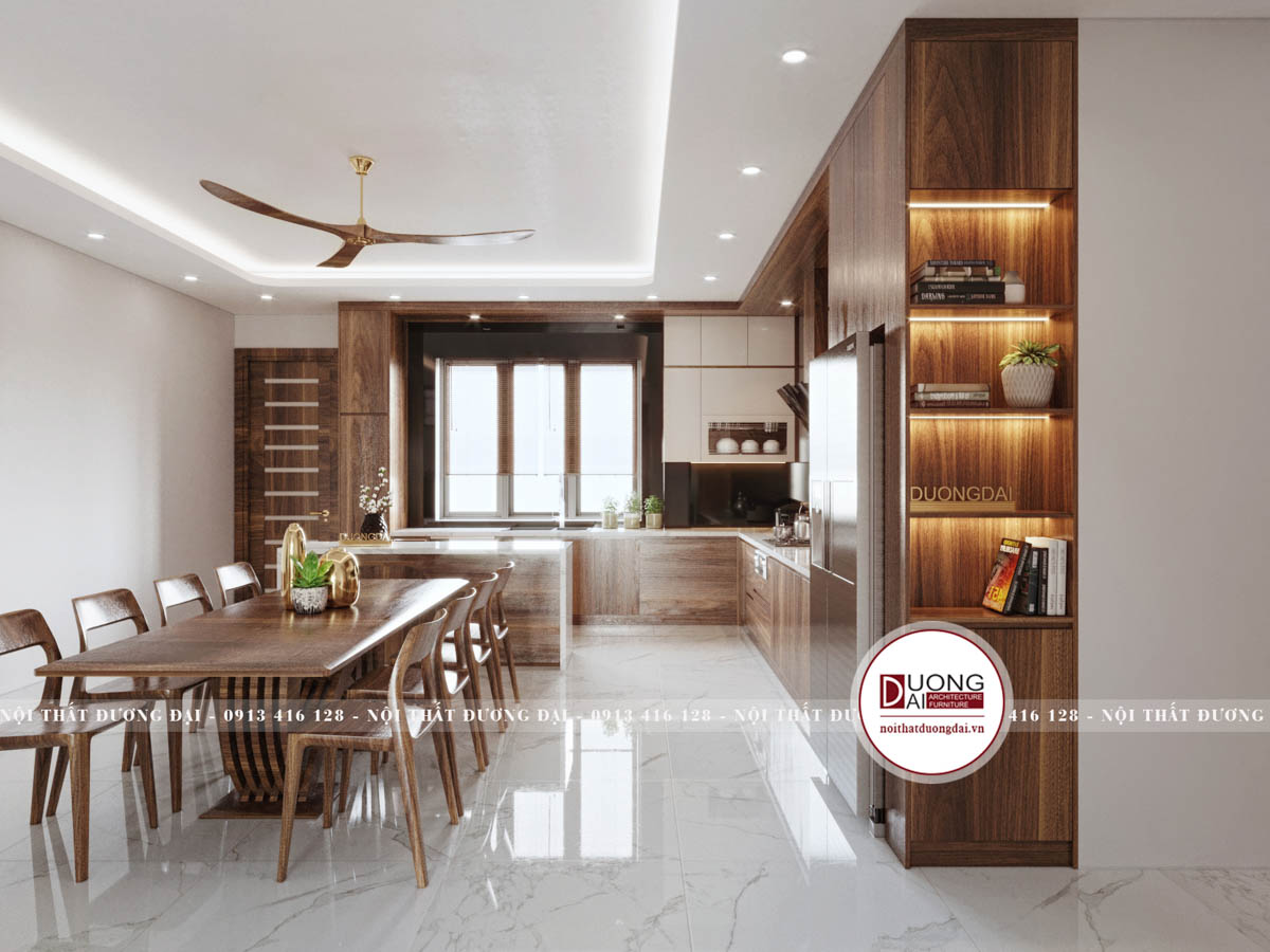 Dự án phòng bếp đẹp hiện đại nhà chị Trang ở Sơn La - Nội Thất Đương Đại