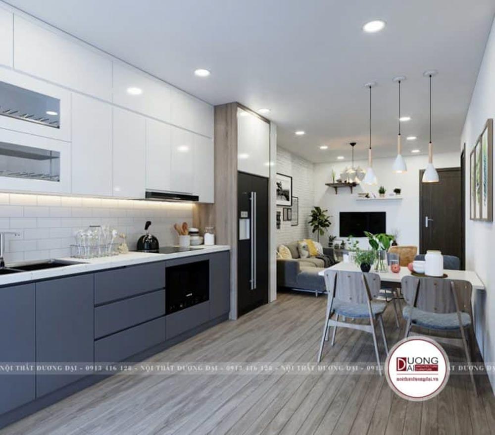 Thiết kế phòng bếp 20m2 đem đến không gian hiện đại, sang trọng và tiện nghi cho ngôi nhà của bạn. Với sự tích hợp thông minh của các thiết bị và gói bố trí hài hòa, bạn sẽ có một không gian nấu nướng hoàn hảo.