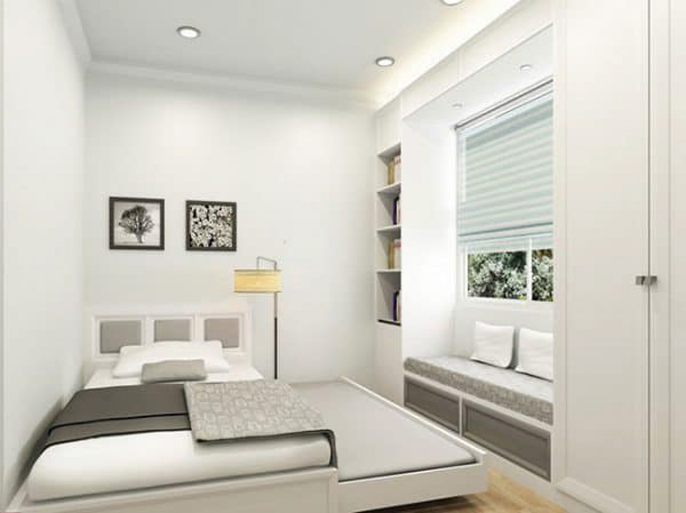 Thiết kế phòng ngủ nhỏ 5m2 đẹp đơn giản và tối ưu diện tích