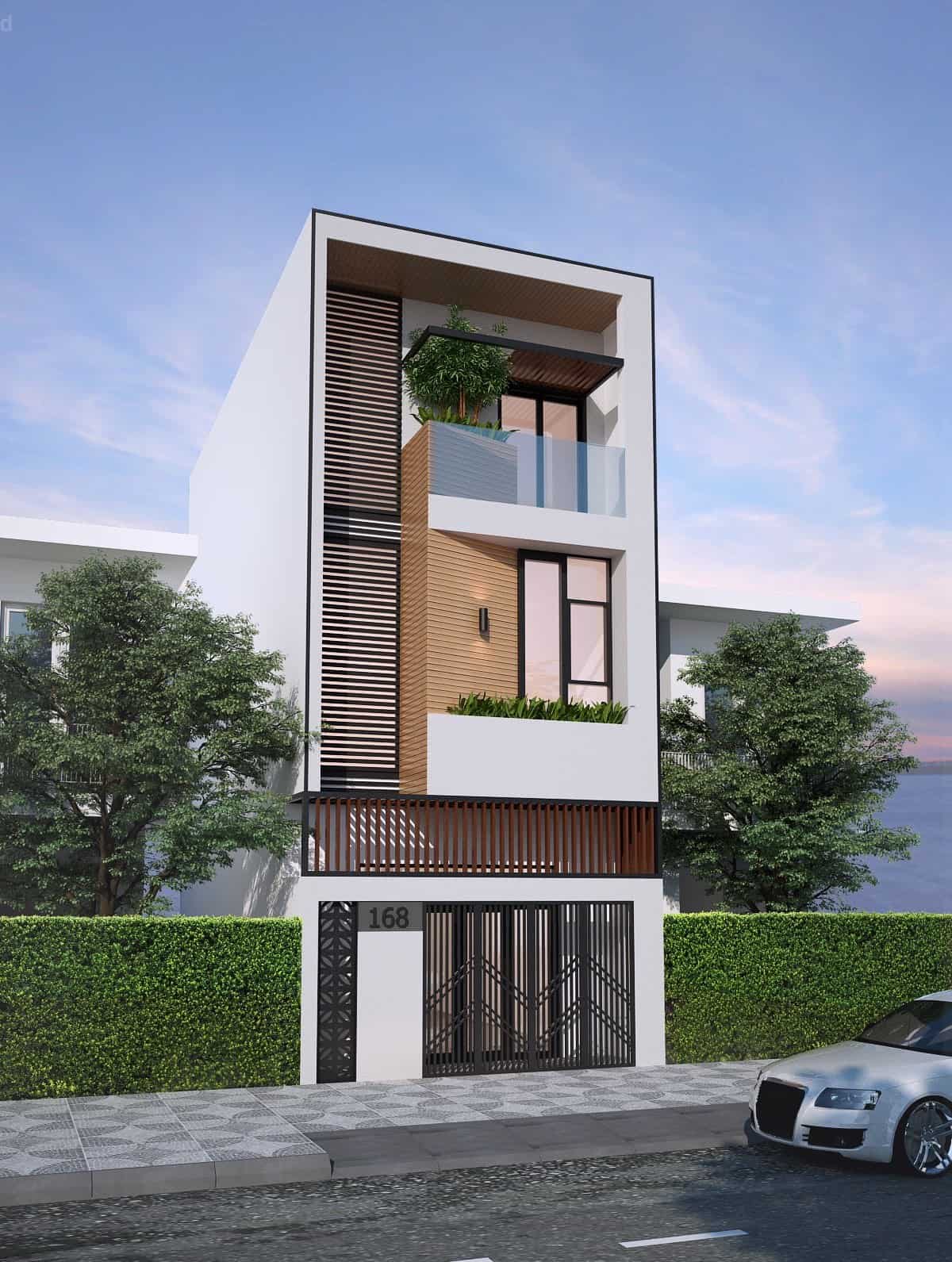 10+ Mẫu nhà ống 3 tầng mái thái mặt tiền 5m đẹp, hiện đại 2023 - Kiến Thiết  Việt