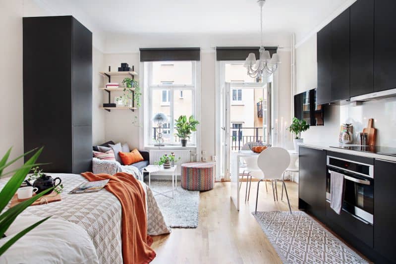 thiết kế nội thất căn hộ nhỏ theo phong cách hiện đại