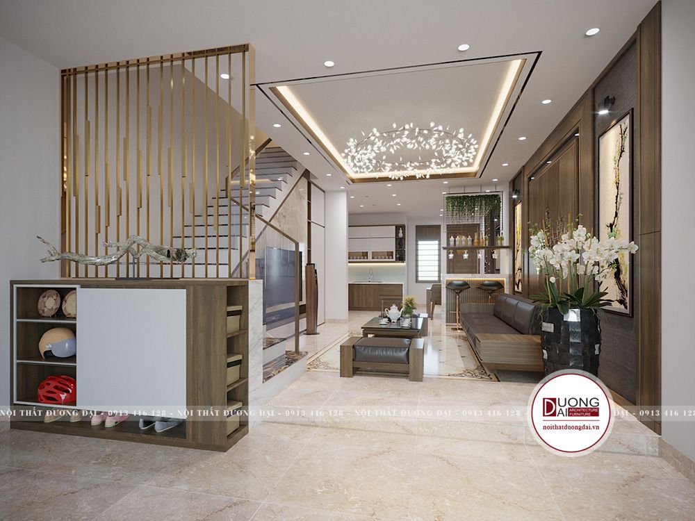 Những mẫu thiết kế nội thất phòng khách đẹp cho nhà ống - Kiến Trúc Và Nội  Thất Hùng Anh