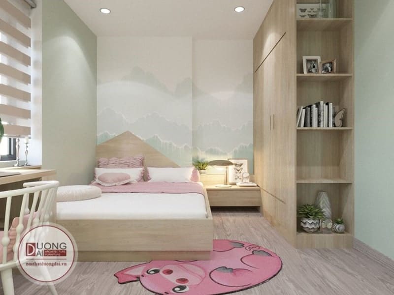 Thiết kế nội thất cho phòng ngủ nhỏ ấm áp
