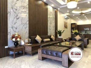 Bộ Sofa Gỗ Sồi | Bàn Giao Cho Anh Võ Ở Bắc Ninh