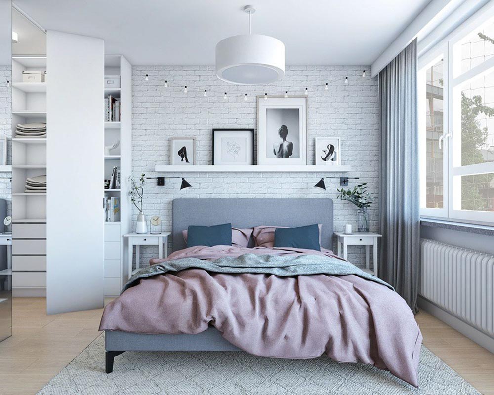 Phong cách thiết kế phòng ngủ Scandivian