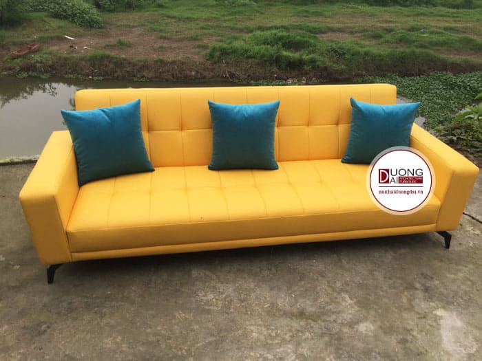 Mẫu sofa giường bọc da, chất liệu cao cấp, đảm bảo thẩm mỹ