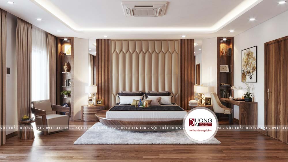 Phòng ngủ gỗ óc chó 【100+ Mẫu nội thất siêu đẹp】 từ Nội Thất Đương Đại