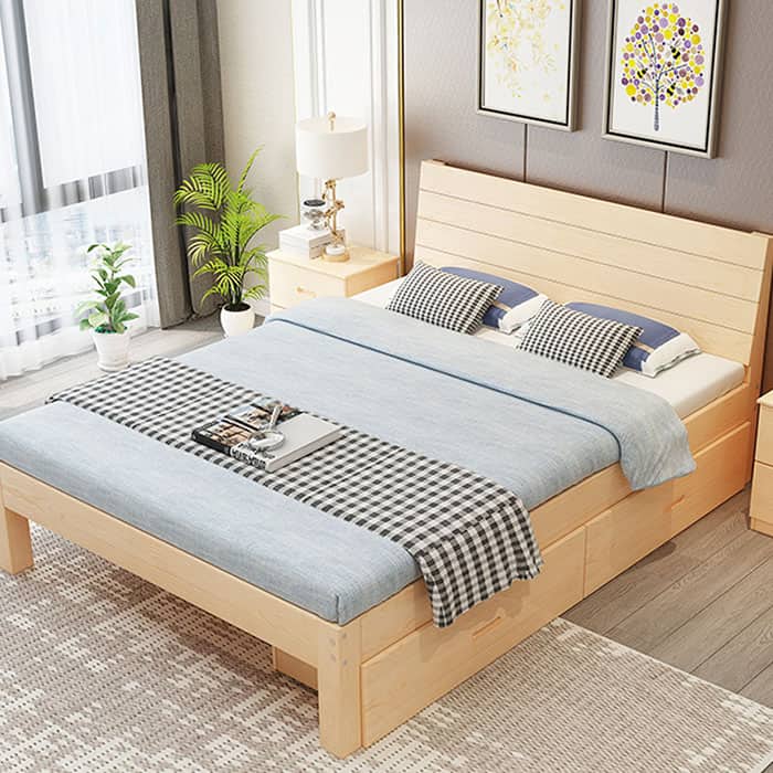 Mẫu giường hiện đại với mức giá dưới 2 triệu