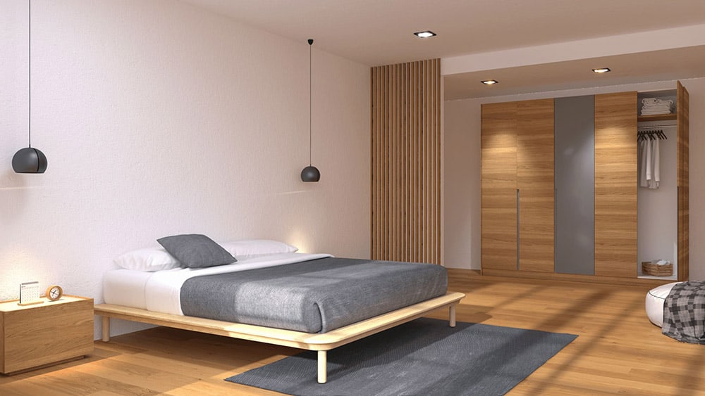 Giường nhỏ gọn phù hợp cho mọi thiết kế phòng ngủ