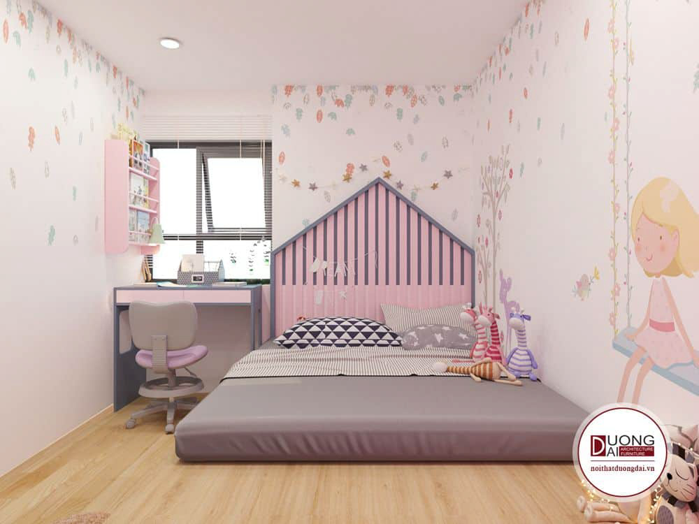 Phòng ngủ cho bé với thiết kế đa năng đầy tiện nghi