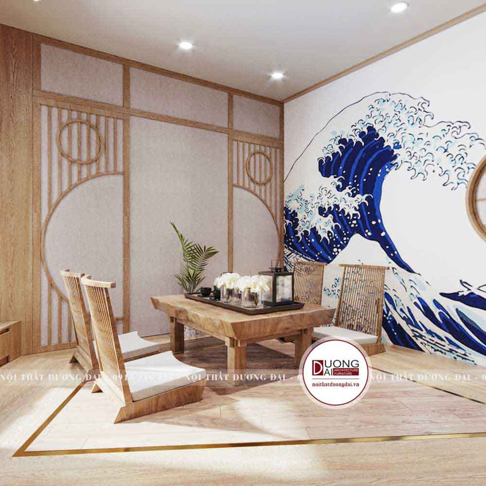Thiết kế phòng khách kiểu Nhật: Lấy cảm hứng từ phong cách kiến trúc Nhật Bản và truyền thống văn hóa, thiết kế phòng khách kiểu Nhật sẽ mang đến cho bạn một không gian sống động và tinh tế. Với sự kết hợp giữa những yếu tố truyền thống và hiện đại, từ tường gạch lát đến đồ nội thất, một sự cân bằng giữa những chi tiết và không gian trống sẽ không làm bạn thất vọng. Hãy xem những hình ảnh để cảm nhận sự đẹp mê hồn của thiết kế phòng khách kiểu Nhật.