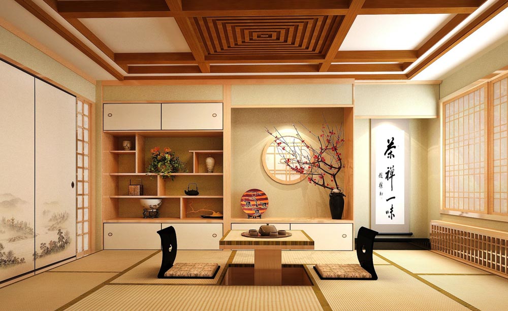 Phòng trà thiền đặc trưng của người Nhật Bản