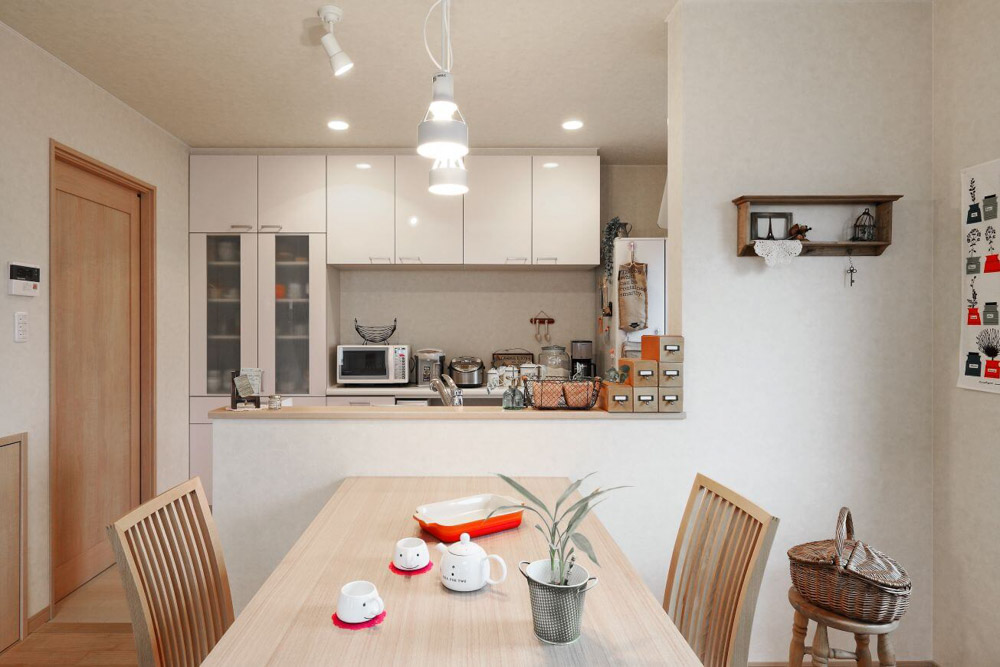 Phòng bếp kiểu Nhật đơn giản và nhẹ nhàng