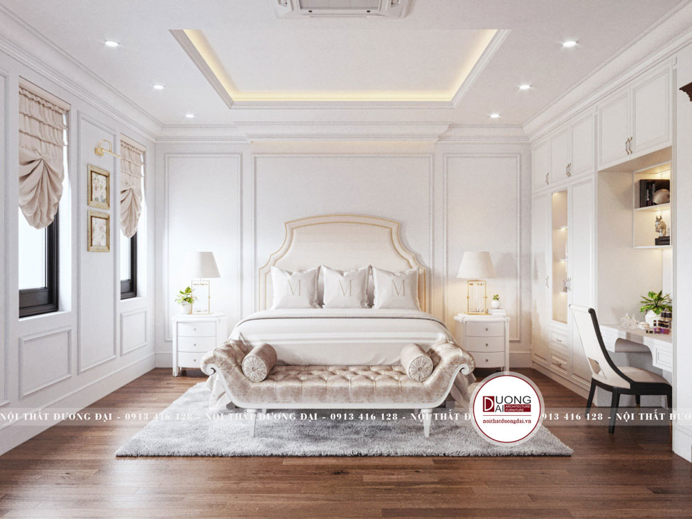 Phòng ngủ ấn tượng với nét đẹp cao quý và xa hoa nhất