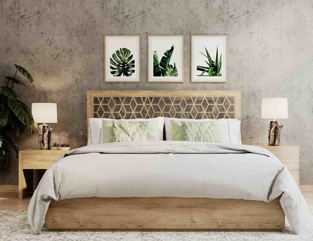Phòng ngủ phong cách tropical