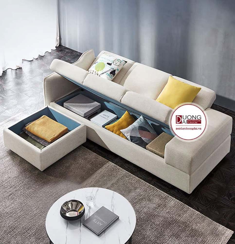Sofa đa năng có ngăn đựng đồ thông minh, tối ưu diện tích