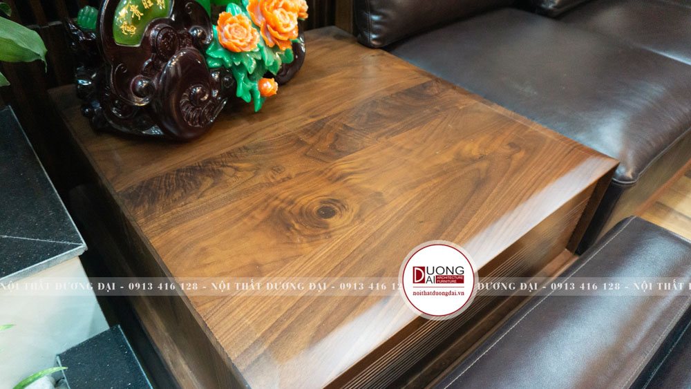 Sản phẩm gỗ óc chó thường sẽ có giá cao hơn so với các loại gỗ khác vì vân gỗ đẹp.