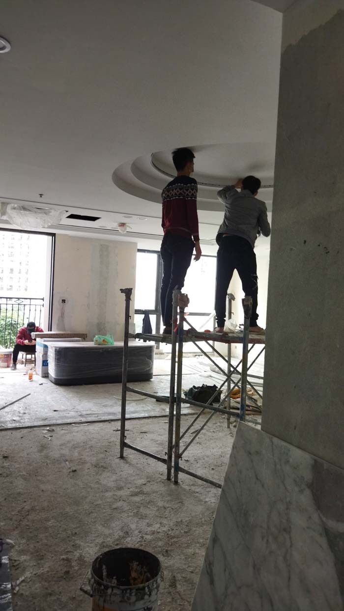 Hoạt động giám sát thi công, cải tạo phần thô căn hộ chung cư Royal City - Hà Nội