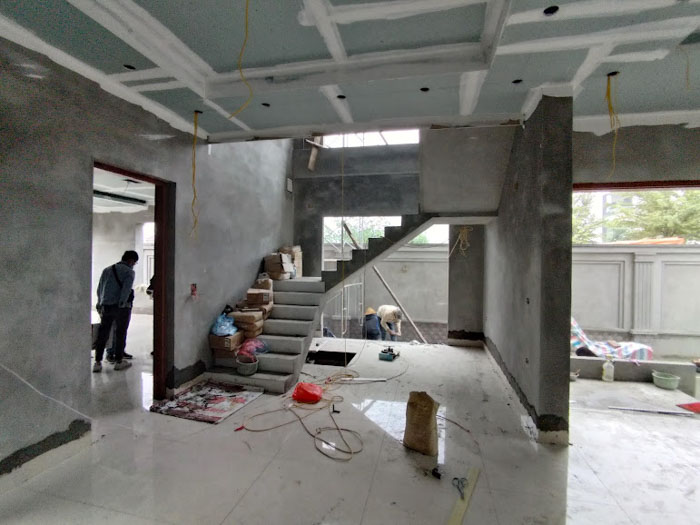 Khảo sát tư vấn thiết kế thi công nội thất nhà riêng tại Lạng Sơn - Nhà mái thái 3 tầng