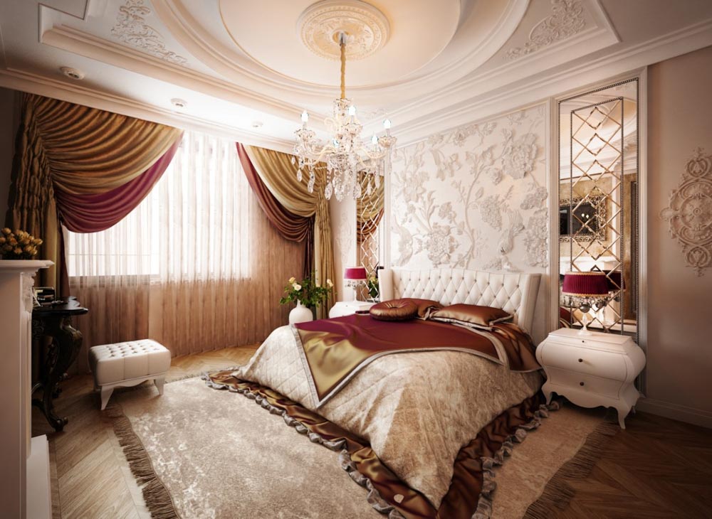 Thiết kế phòng ngủ màu nâu hoàng gia
