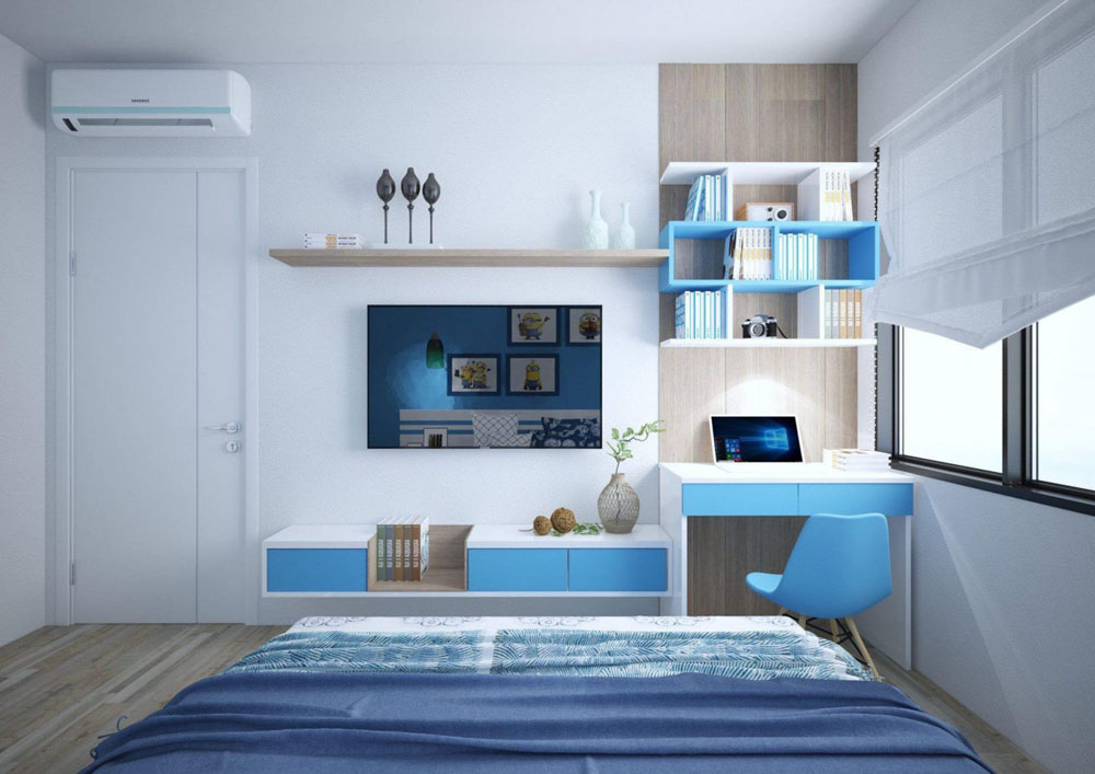 Không gian phòng ngủ thiết kế đơn giản