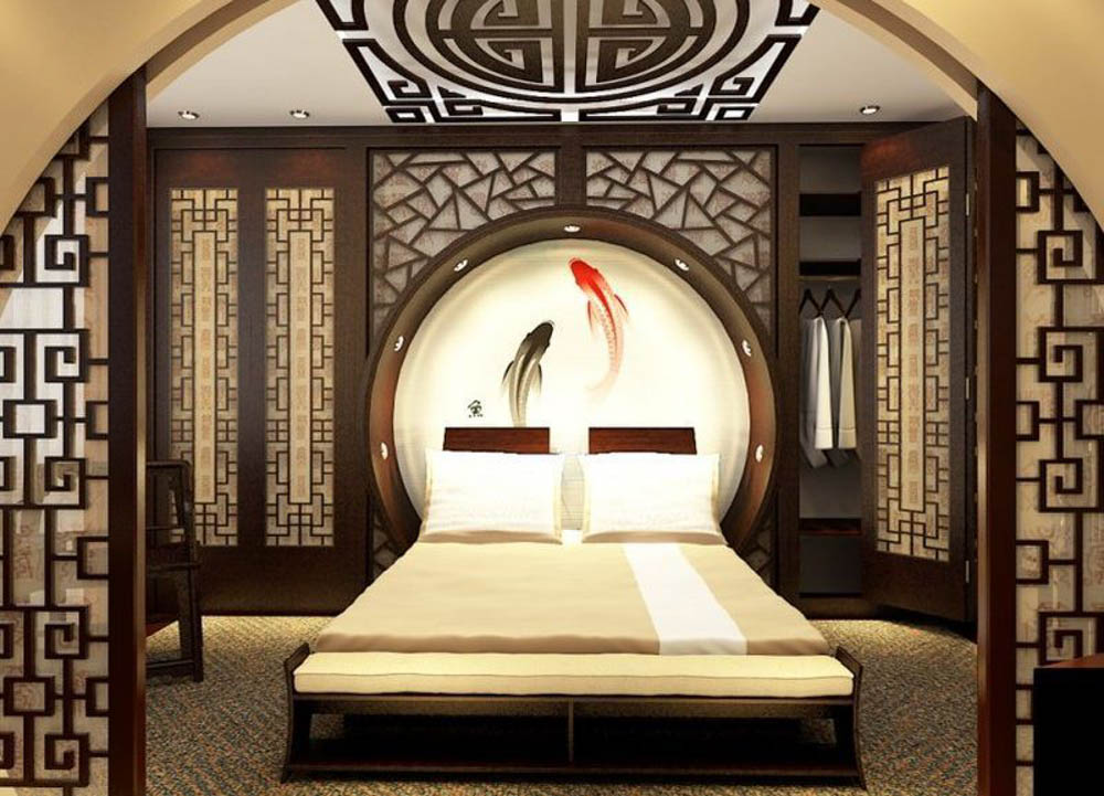 Phòng ngủ cổ trang Trung Quốc