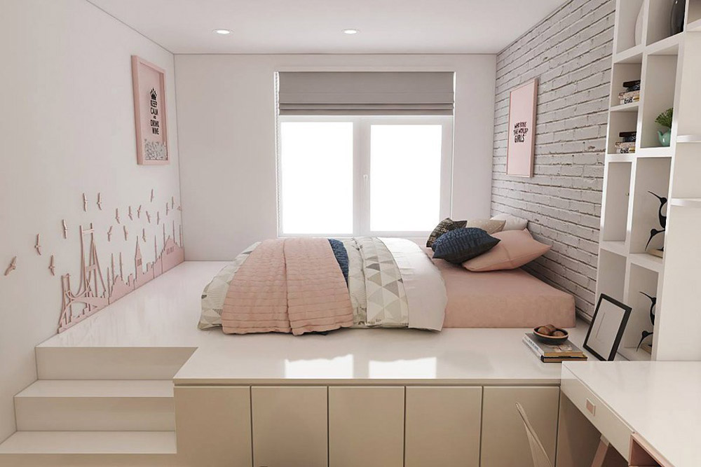 Xiêu lòng với 50 mẫu trang trí thiết kế phòng ngủ cho nữ cực đẹp