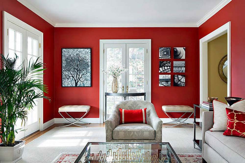ý nghĩa của nội thất màu đỏ trong thiết kế