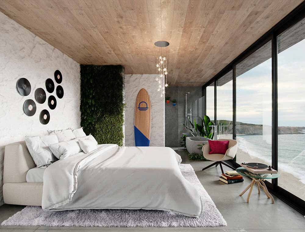 Phòng ngủ 4 sao với tầm nhìn siêu đẹp ra cảnh biển
