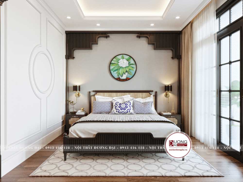 Các phong cách thiết kế nội thất phòng ngủ không thể nào không kể đến phong cách đông dương hoài cổ