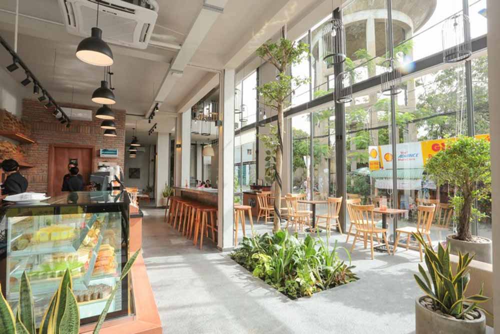 Quán cafe không gian hiện đại thoáng mát (nguồn internet)